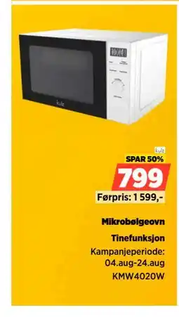 POWER Mikrobølgeovn, NOK 799 tilbud