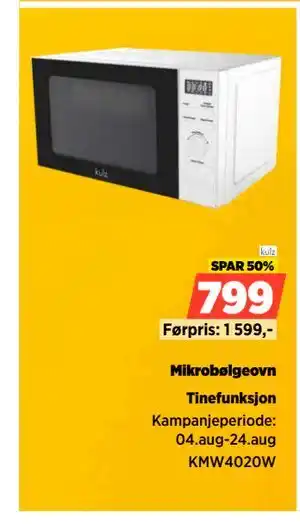 POWER Mikrobølgeovn, NOK 799 tilbud