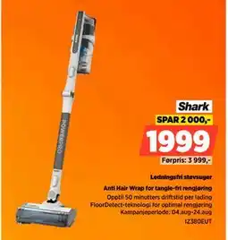 POWER Ledningsfri støvsuger, NOK 1999 tilbud