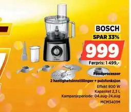 POWER Foodprocessor, NOK 999 tilbud