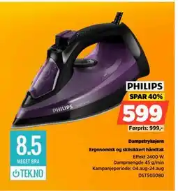 POWER Dampstrykejern, NOK 599 tilbud