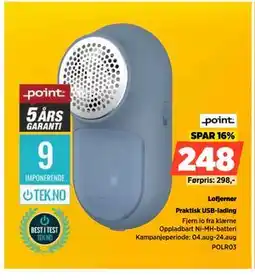 POWER Lofjerner, NOK 248 tilbud