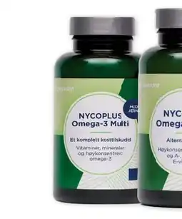 Vitusapotek Nycoplus Omega-3 Multi, NOK 179.9 tilbud