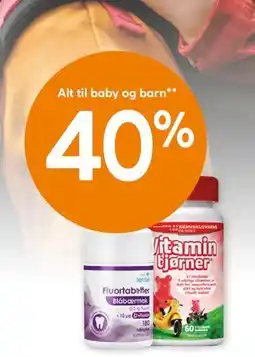 Vitusapotek Alt til baby og barn tilbud