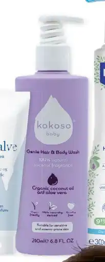Vitusapotek Kokoso Baby Hair & Body Wash, NOK 128.5 tilbud