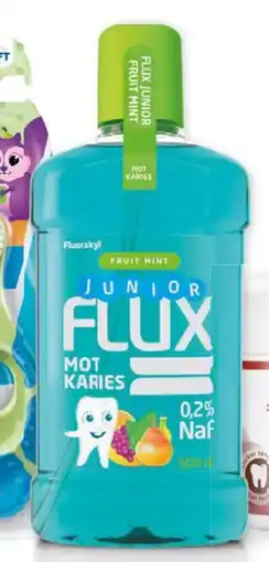 Vitusapotek FLUX Junior 0,2% fluorskyll med fruktsmak, NOK 68.5 tilbud