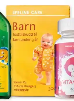 Vitusapotek Lifeline Care Barn, NOK 95.5 tilbud