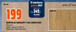 Coop Obs BERRYALLOC NORDKAPP 1-STAV LAMINATGULV tilbud