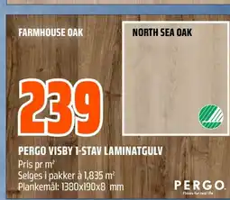 Coop Obs PERGO VISBY 1-STAV LAMINATGULV tilbud