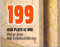 Coop Obs OSB PLATE 12 MM Pris pr plate tilbud