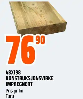 Coop Obs KONSTRUKSJONSVIRKE IMPREGNERT tilbud