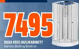 Coop Obs DUXA VOSS DUSJKABINETT Størrelse tilbud