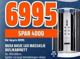 Coop Obs DUXA BASIC LUX MASSASJE tilbud