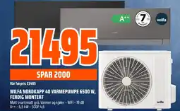 Coop Obs WILFA NORDKAPP 40 VARMEPUMPE 6500 W, FERDIG MONTERT tilbud