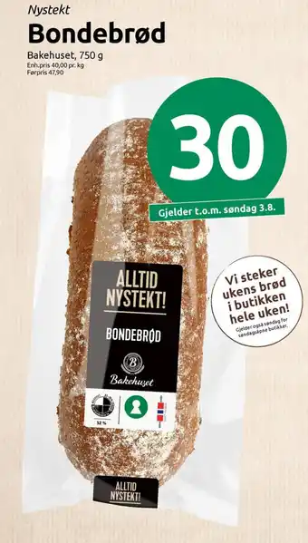 Joker Nystekt Bondebrød tilbud