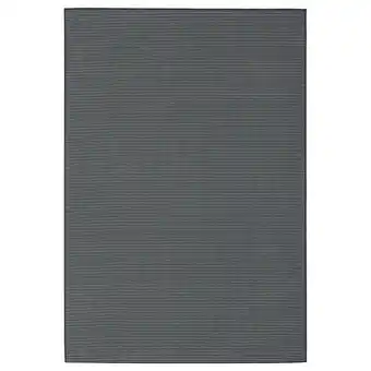 IKEA Luftfartyg Teppe flatvevd, inne/ute, svart/stripe, 160x230 cm tilbud