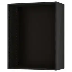 IKEA Metod Veggskapstamme, tremønstret svart, 80x37x100 cm tilbud