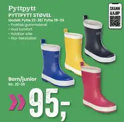 Sport Outlet PYTTPYTT STØVEL, NOK 95 tilbud