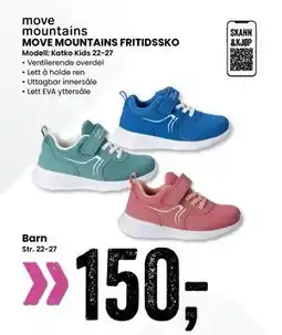 Sport Outlet MOVE MOUNTAINS FRITIDSSKO, NOK 150 tilbud