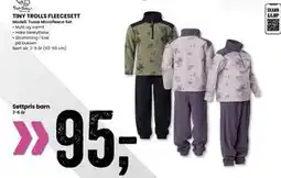 Sport Outlet TINY TROLLS FLEECESETT, NOK 95 tilbud