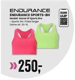 Sport Outlet ENDURANCE SPORTS-BH, NOK 250 tilbud