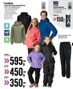 Sport Outlet VIKAFJELL REGNJAKKE/BUKSE tilbud