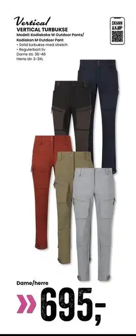 Sport Outlet VERTICAL TURBUKSE, NOK 695 tilbud