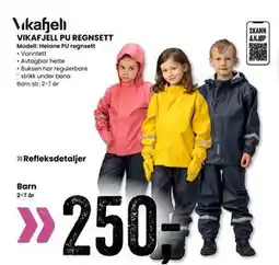 Sport Outlet VIKAFJELL PU REGNSETT, NOK 250 tilbud
