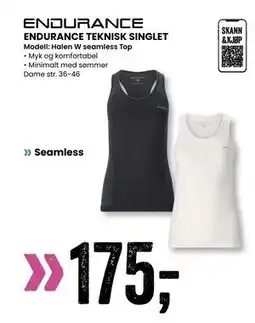 Sport Outlet ENDURANCE TEKNISK SINGLET, NOK 175 tilbud