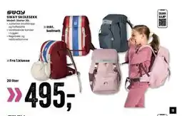 Sport Outlet SWAY SKOLESEKK, NOK 495 tilbud