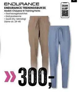 Sport Outlet ENDURANCE TRENINGSBUKSE, NOK 300 tilbud