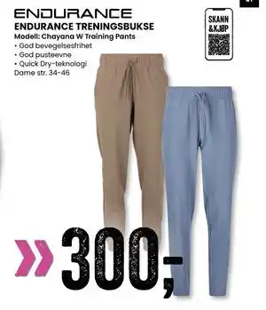 Sport Outlet ENDURANCE TRENINGSBUKSE, NOK 300 tilbud