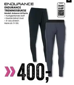 Sport Outlet ENDURANCE TRENINGSBUKSE, NOK 400 tilbud