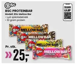 Sport Outlet BSC PROTEINBAR, NOK 25 tilbud