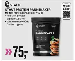 Sport Outlet STAUT PROTEIN PANNEKAKER, NOK 75 tilbud