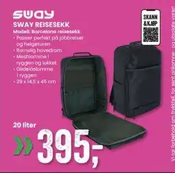 Sport Outlet SWAY REISESEKK, NOK 395 tilbud