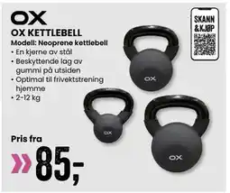 Sport Outlet OX KETTLEBELL tilbud