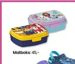 Sport Outlet Matboks, NOK 45 tilbud