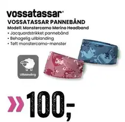 Sport Outlet VOSSATASSAR PANNEBÅND, NOK 100 tilbud