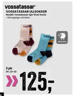 Sport Outlet VOSSATASSAR ULLSOKKER, NOK 125 tilbud