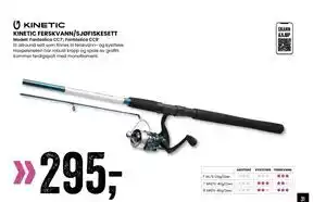 Sport Outlet KINETIC FERSKVANN/SJØFISKESETT, NOK 295 tilbud