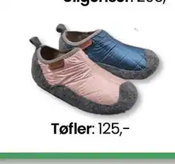 Sport Outlet Tøfler, NOK 125 tilbud