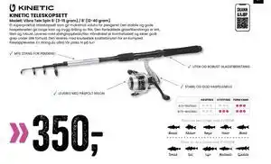 Sport Outlet KINETIC TELESKOPSETT, NOK 350 tilbud