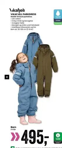 Sport Outlet VIKAFJELL PARKDRESS, NOK 495 tilbud