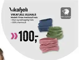 Sport Outlet VIKAFJELL ULLHALS, NOK 100 tilbud