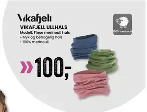 Sport Outlet VIKAFJELL ULLHALS, NOK 100 tilbud