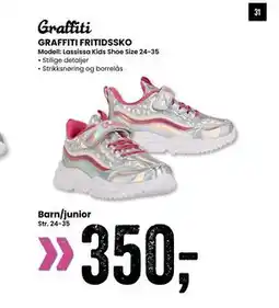 Sport Outlet GRAFFITI FRITIDSSKO, NOK 350 tilbud