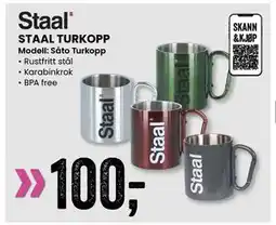 Sport Outlet STAAL TURKOPP, NOK 100 tilbud