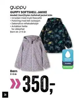 Sport Outlet GUPPY SOFTSHELL JAKKE, NOK 350 tilbud