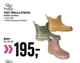 Sport Outlet TINY TROLLS STØVEL, NOK 195 tilbud